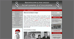 Desktop Screenshot of kanzlei-alsfasser.de